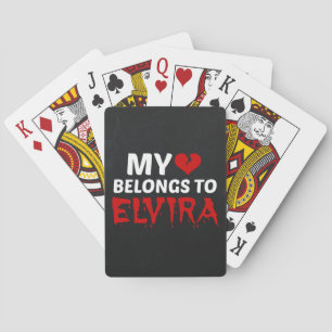 Baraja De Cartas Mi corazón pertenece a Elvira