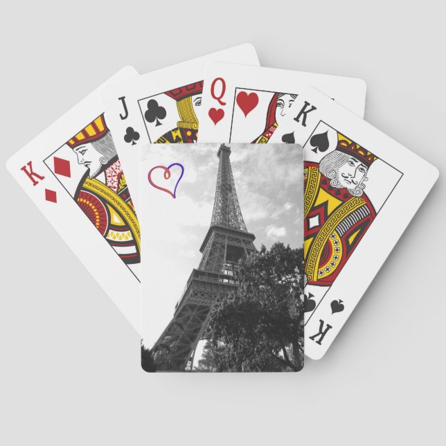 Baraja De Cartas Mi Corazón Sale A París (Reverso)
