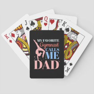 Baraja De Cartas Mi gimnasta favorita me llama papá