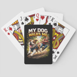 Baraja De Cartas Mi perro me pasea