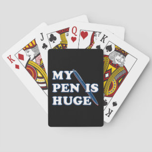 Baraja De Cartas Mi Pluma Es Un Humor Sarcástico Enorme Y Gracioso.
