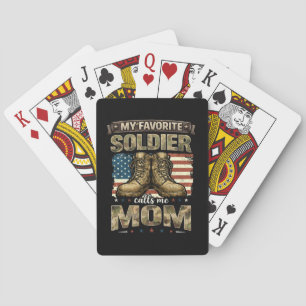 Baraja De Cartas Mi soldado favorito me llama mamá