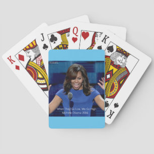 Baraja De Cartas Michelle Obama "Nos Elevamos" de Colección