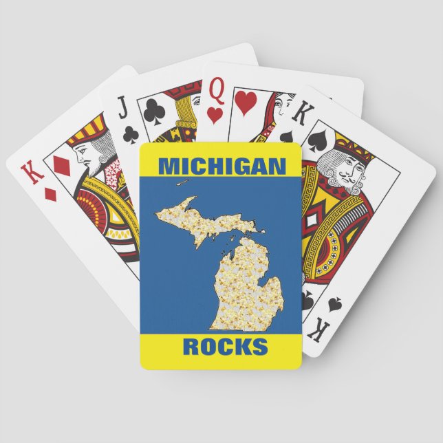 BARAJA DE CARTAS MICHIGAN ROCKS (Reverso)