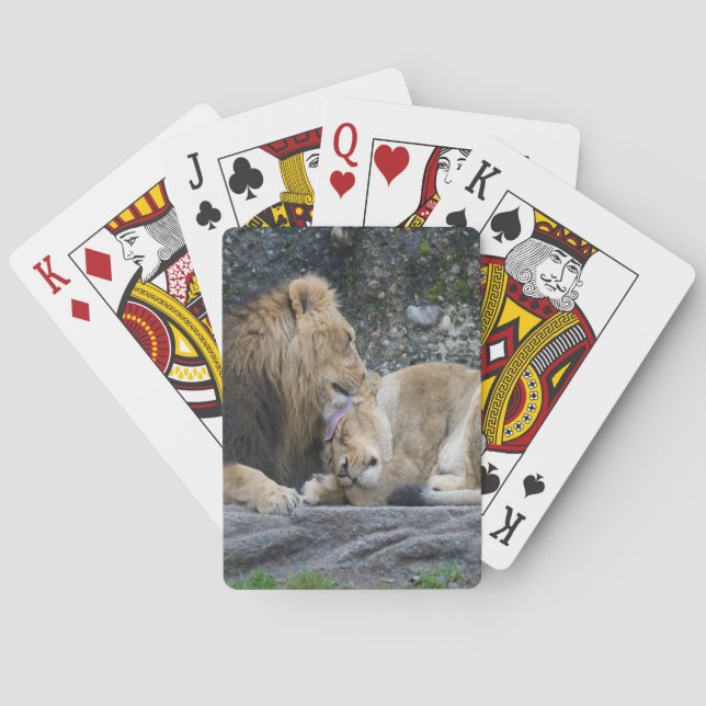 Baraja De Cartas Mighty Lion Love (Reverso)