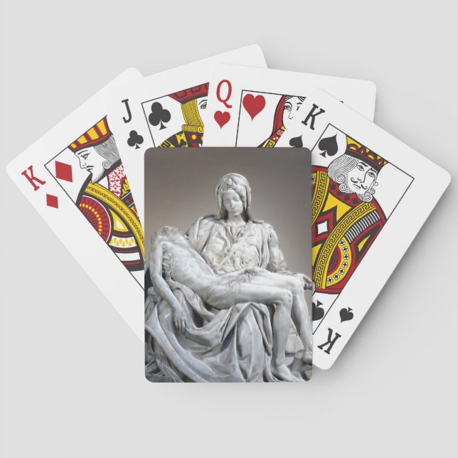 Baraja De Cartas Miguel Ángel - La Pieta (Reverso)