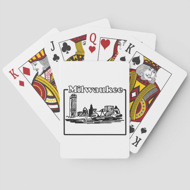 Baraja De Cartas Milwaukee (Reverso)