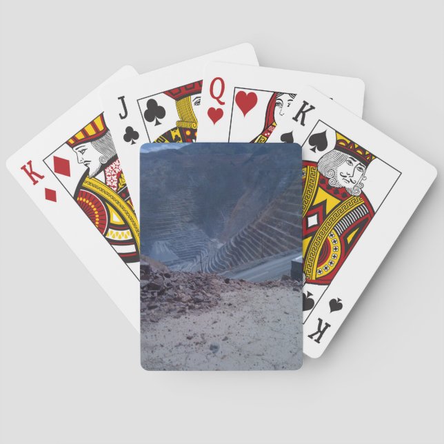 Baraja De Cartas Mina de cobre de Kennecott (Reverso)
