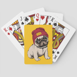 Baraja De Cartas Mini barro amasado del inconformista del perrito