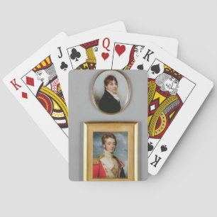 Baraja De Cartas Miniaturas de oficiales jóvenes de las Madras Na 3