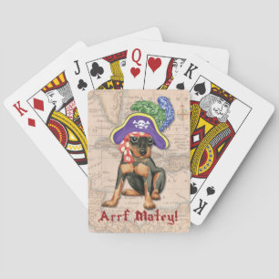 Baraja De Cartas Miniature Pinscher Pirate
