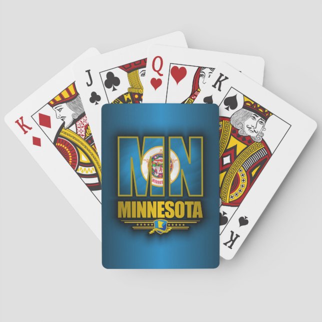 Baraja De Cartas Minnesota (MN) (Reverso)