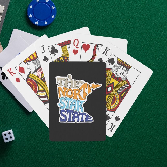 Baraja De Cartas Minnesota Nickname Word Art (Subido por el creador)