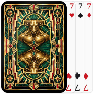 Baraja De Cartas Minotauro, Art Deco Mitológico