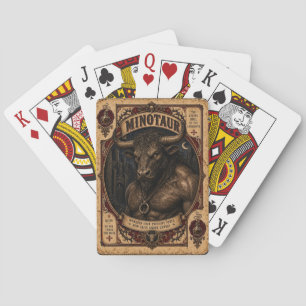 Baraja De Cartas Minotauro, Monstruos de Circo Antiguo