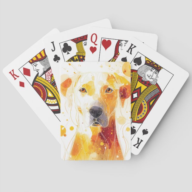 Baraja De Cartas Mirada Dorada (Reverso)