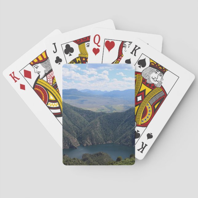 Baraja De Cartas Mirando hacia abajo el río Gunnison (Reverso)