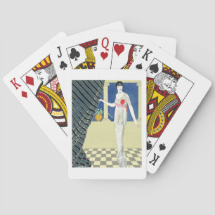 Baraja De Cartas Mis huéspedes no han llegado, ilustracion de un