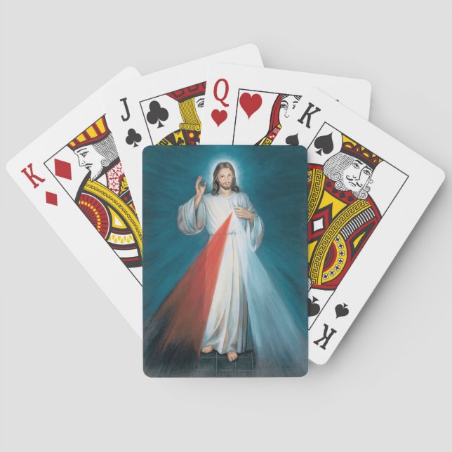 Baraja De Cartas misericordia divina (Reverso)