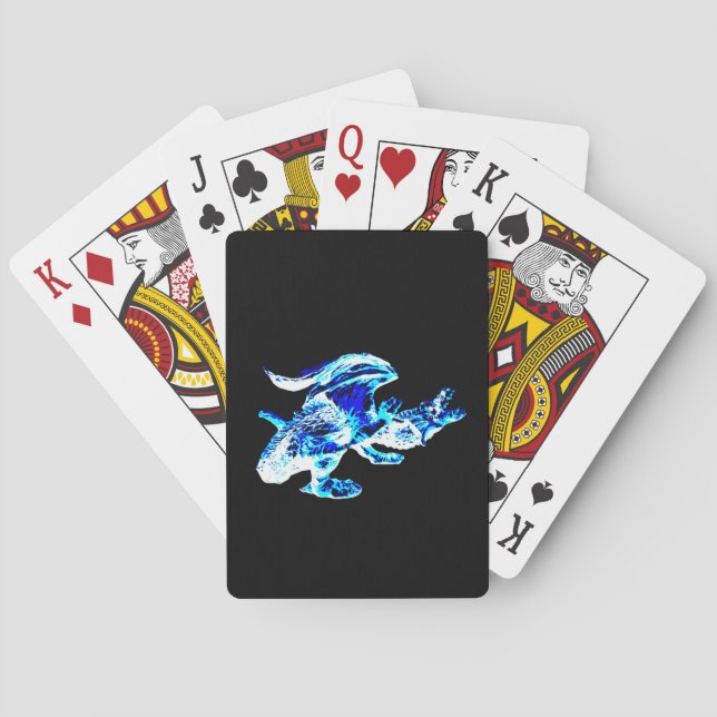 Baraja De Cartas Mística Poderosa Artística Reino Etéreo Helado (Reverso)