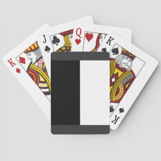Baraja De Cartas mitad blanca mitad negra, mitad negra mitad blanca