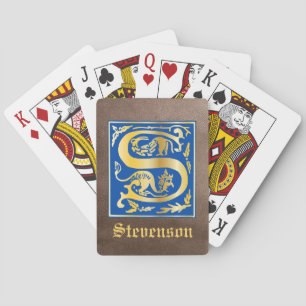 Baraja De Cartas Míticas criaturas del siglo XVI Capital decorativa