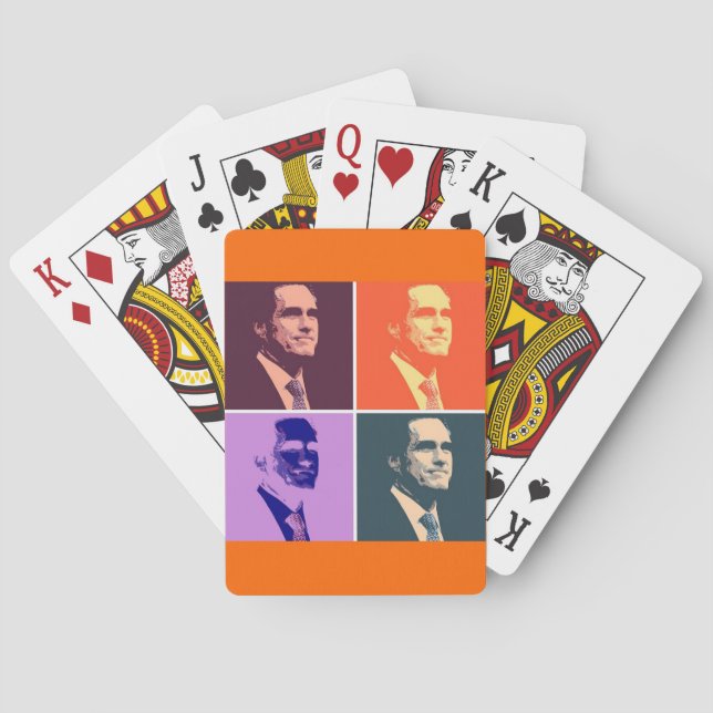 Baraja De Cartas Mitt Romney (Reverso)
