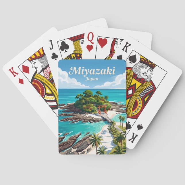 Baraja De Cartas Miyazaki Japón (Reverso)