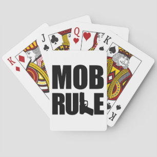 Baraja De Cartas Mob Rule Hand Gun