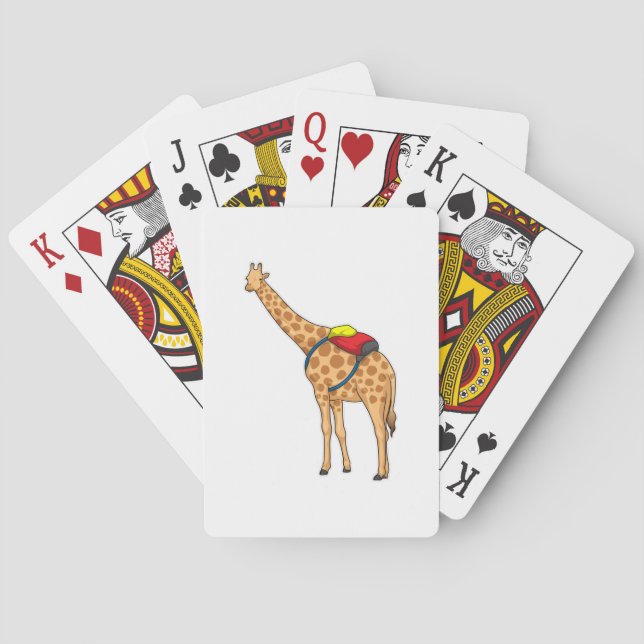 Baraja De Cartas Mochila Giraffe (Reverso)