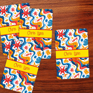 Baraja De Cartas Mod Resumen del tema de la playa con Starfish