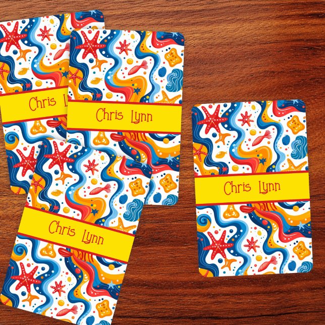 Baraja De Cartas Mod Resumen del tema de la playa con Starfish (Subido por el creador)