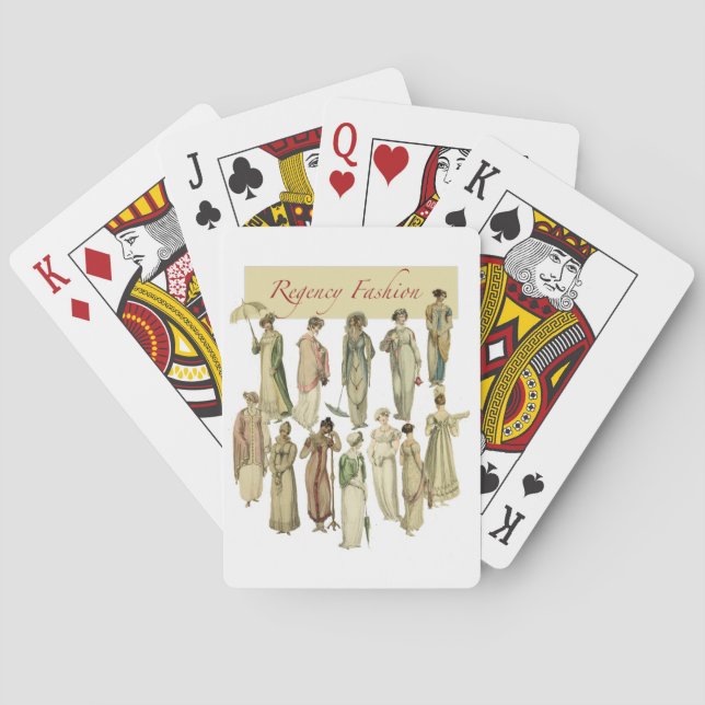 Baraja De Cartas Moda de Regencia 1809-1815 (Reverso)