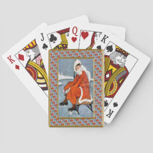 Baraja De Cartas Moda en las pistas de esquí