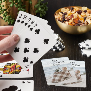 Baraja De Cartas Moda Mejor Madre Perro Personalizada
