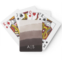 Moda Monogramada Acuarela Davy Gray Ombre Playin