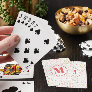 Baraja De Cartas Moda Personalizado con estilo rosa personalizada M