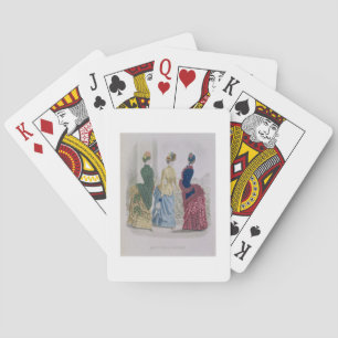 Baraja De Cartas Modas de París más recientes, trajes de tres días