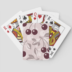 Baraja De Cartas Modele con las cerezas 2
