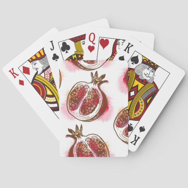Baraja De Cartas Modelo con la granada (Reverso)