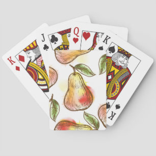 Baraja De Cartas Modelo con la pera