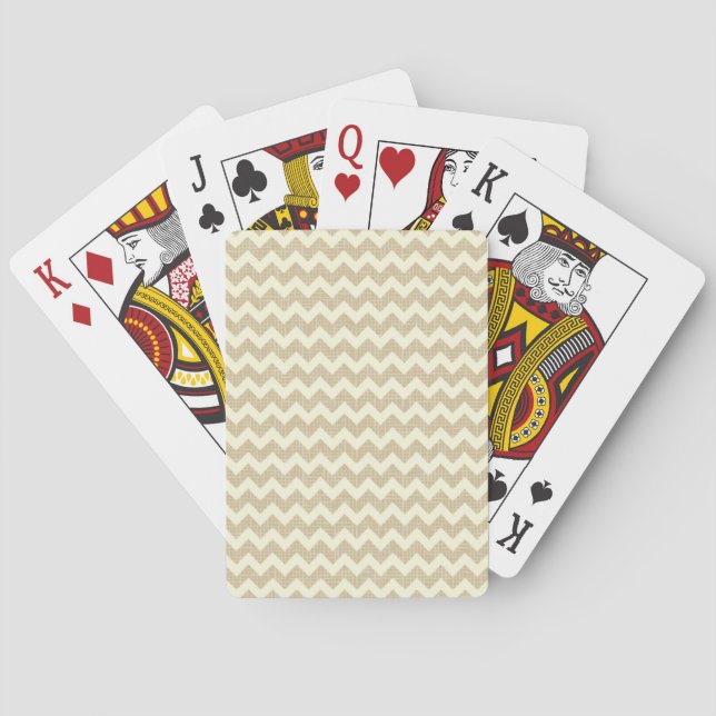 Baraja De Cartas Modelo de Chevron (Reverso)