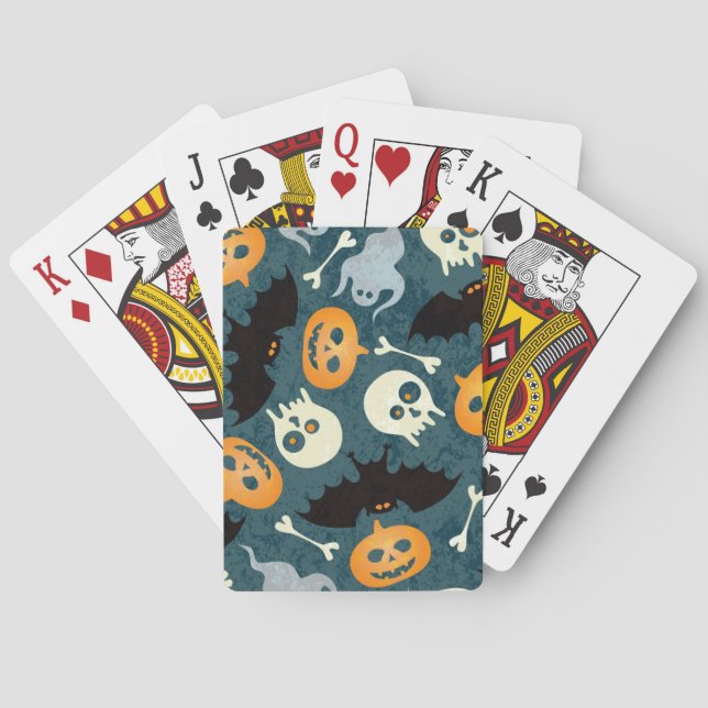 Baraja De Cartas Modelo de Halloween (Reverso)