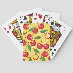 Baraja De Cartas Modelo de la cereza