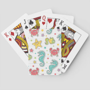 Baraja De Cartas modelo de las criaturas del mar