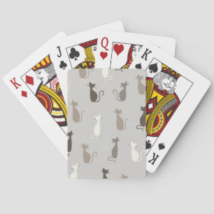 Baraja De Cartas Modelo de los gatos