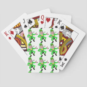 Baraja De Cartas Modelo de los Leprechauns del baile del día de San