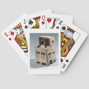 Baraja De Cartas Modelo de una casa (piedra caliza)