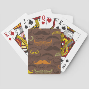 Baraja De Cartas Modelo del bigote, estilo retro 5