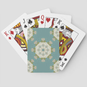 Baraja De Cartas Modelo del damasco con los elementos abstractos